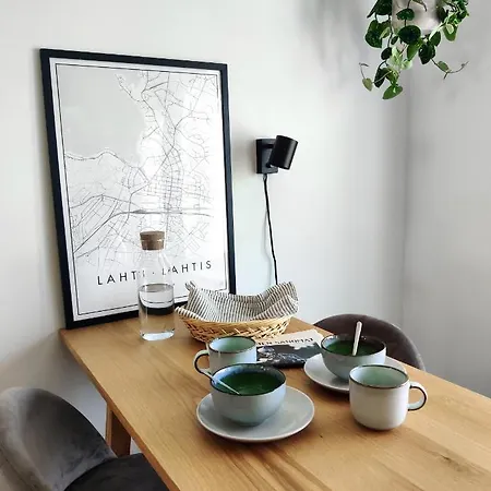 アパート Trendy In The Heart Of Lahti, Free Parking *